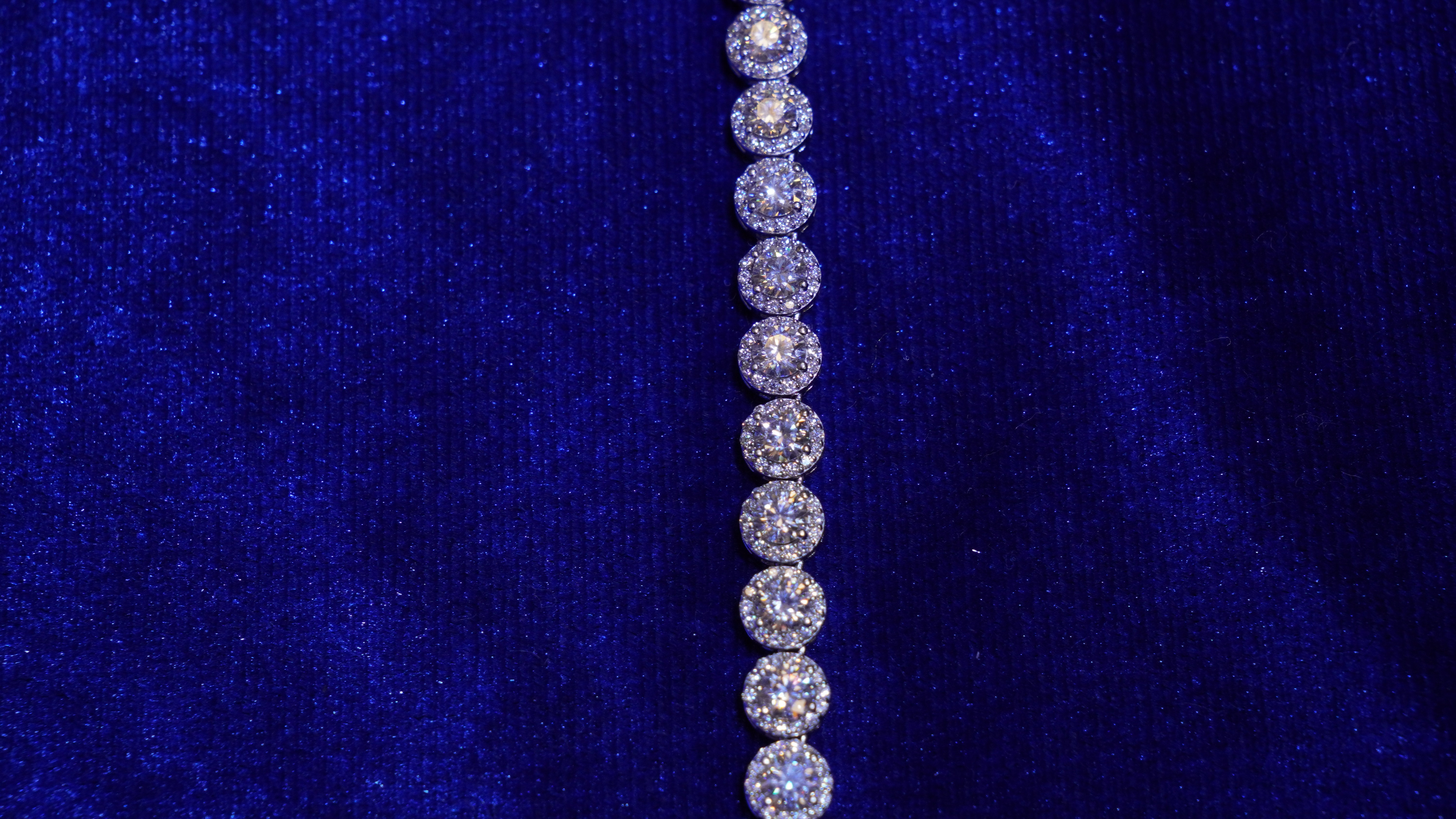 Halo Solitary Tennis Chain