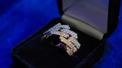 Big Men's Cuban Diamond Ring 2.5CTW