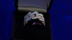 Big Men's Cuban Diamond Ring 2.5CTW