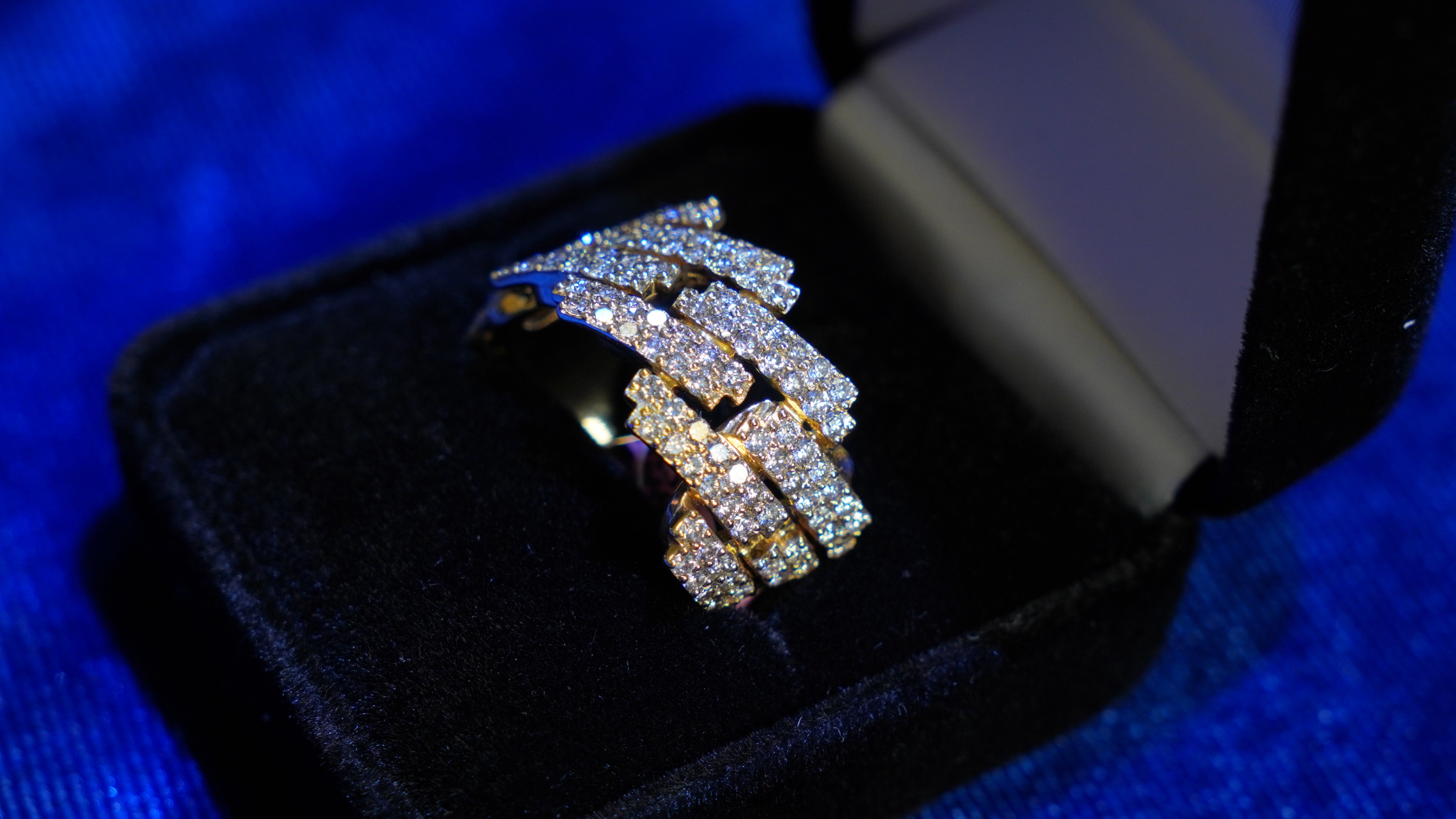 Big Men's Cuban Diamond Ring 2.5CTW