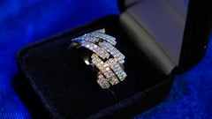 Big Men's Cuban Diamond Ring 2.5CTW