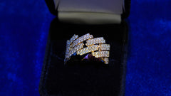 Big Men's Cuban Diamond Ring 2.5CTW