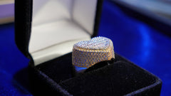 Diamond Gold Heart Ring 2.8CTW 10KT