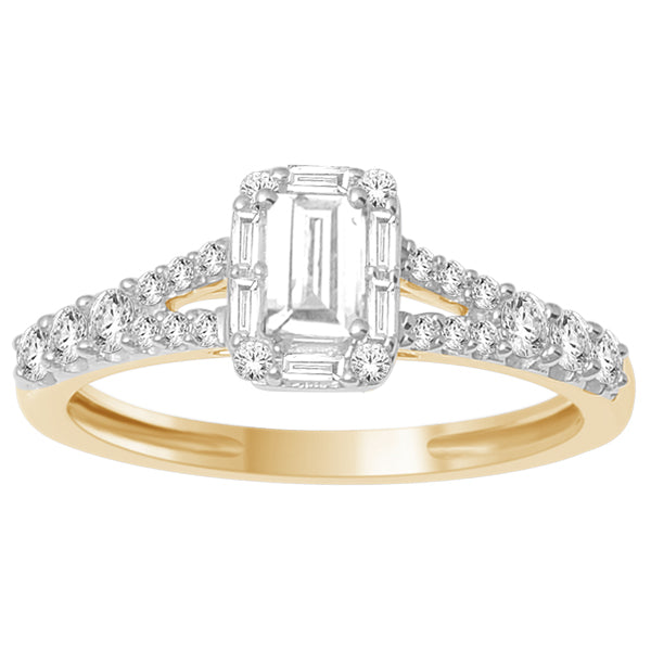 14K 0.66CT D-LADIES RINGS