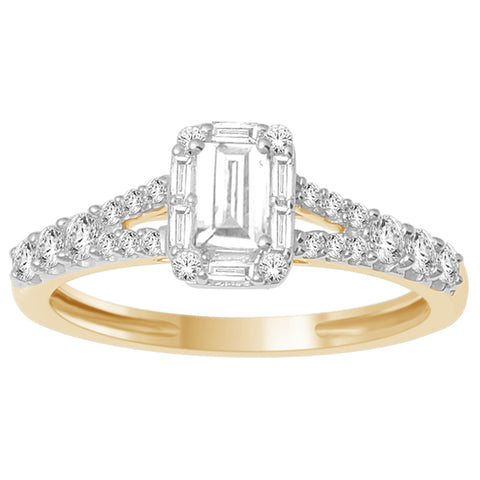 14K 0.66CT D-LADIES RINGS