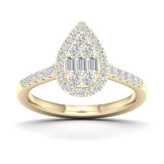 14K 0.50CT D-LADIES RINGS