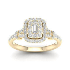 14K 0.50CT D-LADIES RINGS