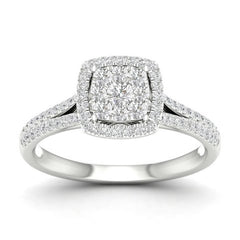 14K 0.50CT D-LADIES RINGS