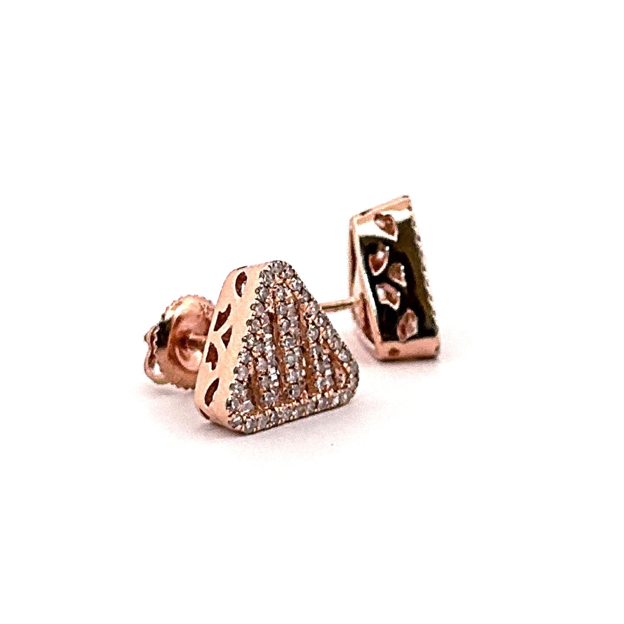 14KT 0.63 CTW Diamond Earring Studs