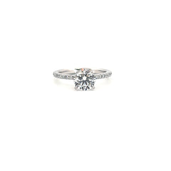 14K White Gold Engagement Ring 1.75CT