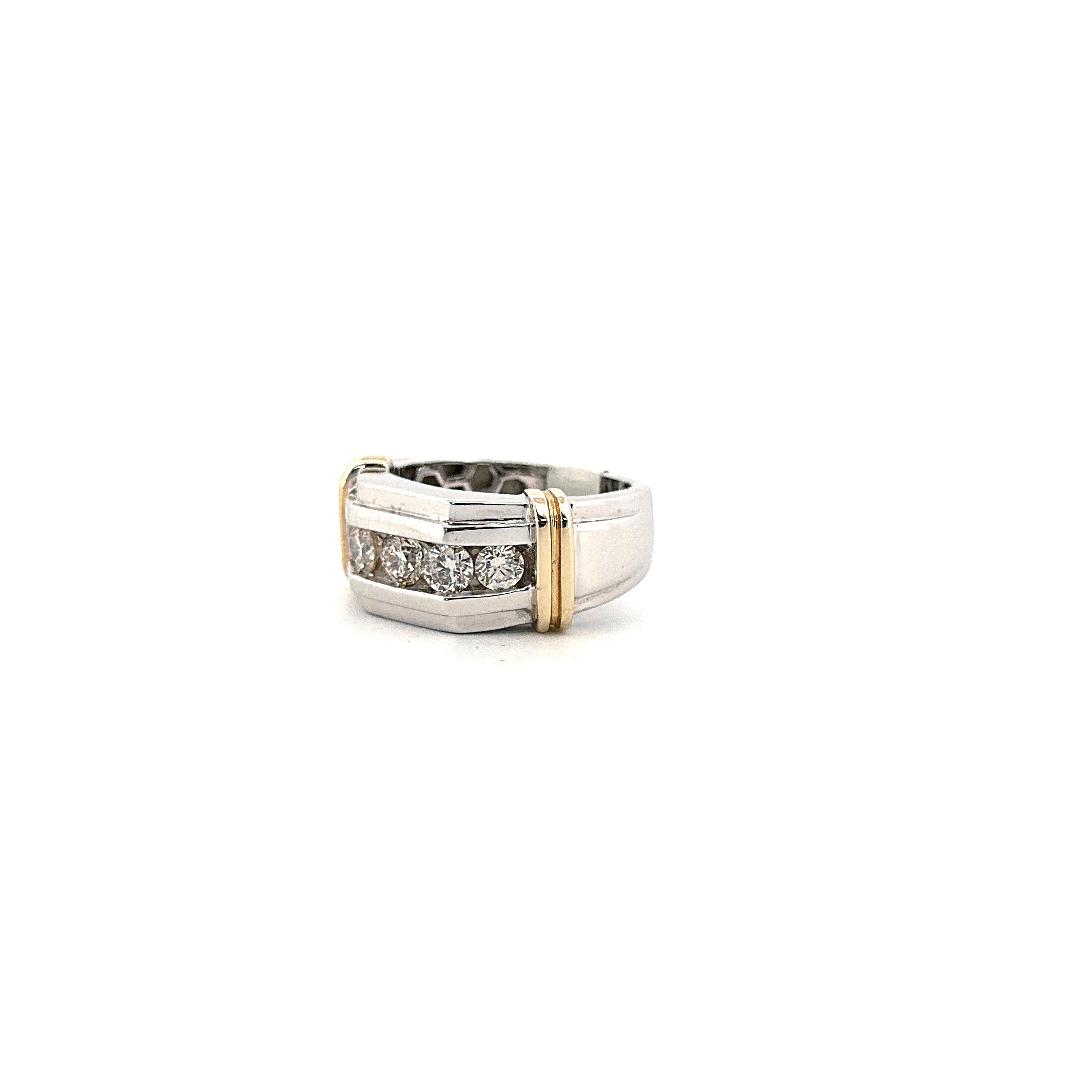 14k Yellow Gold Ring 1.46 CTW