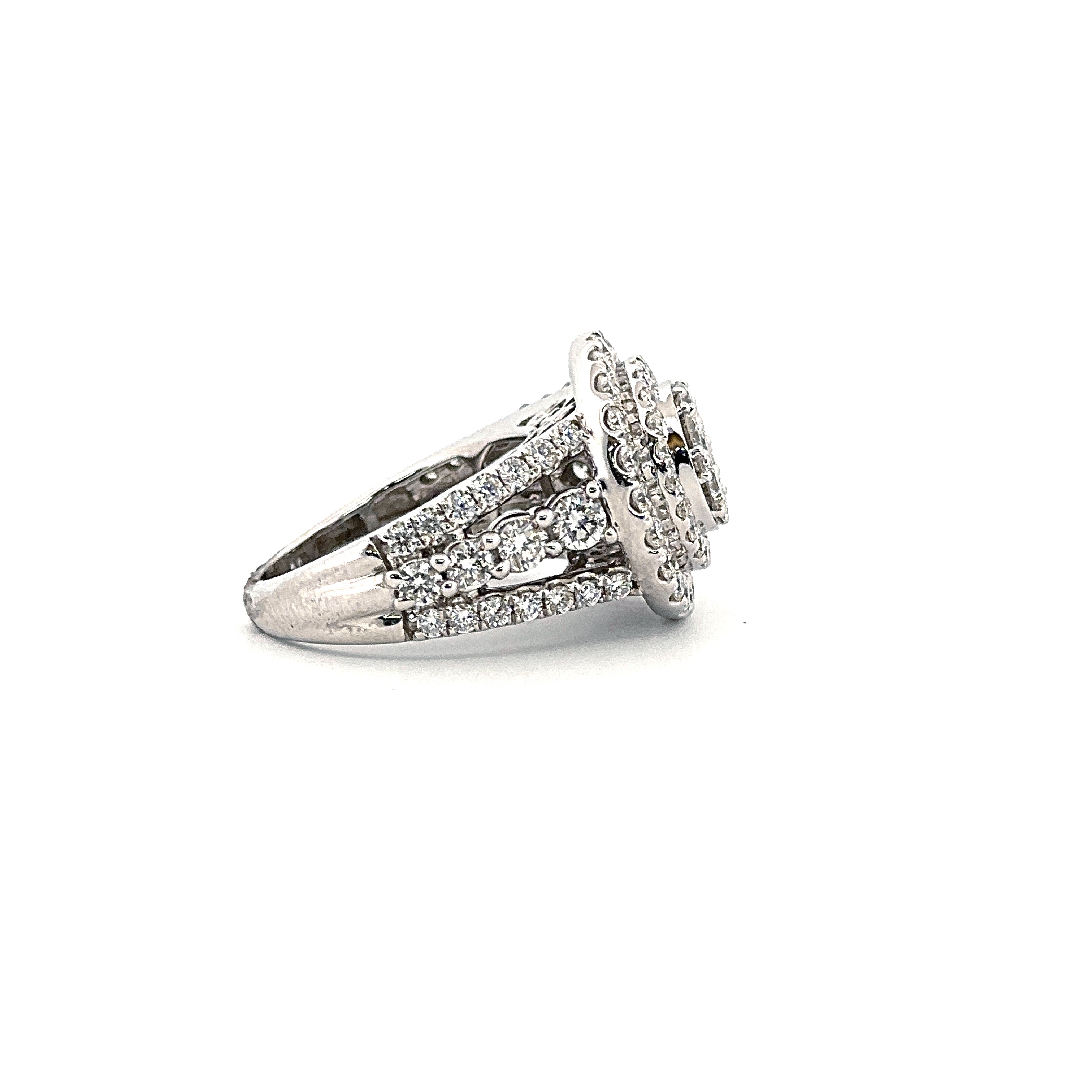 14K White Gold 3.04CT