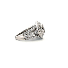 14K White Gold 3.04CT