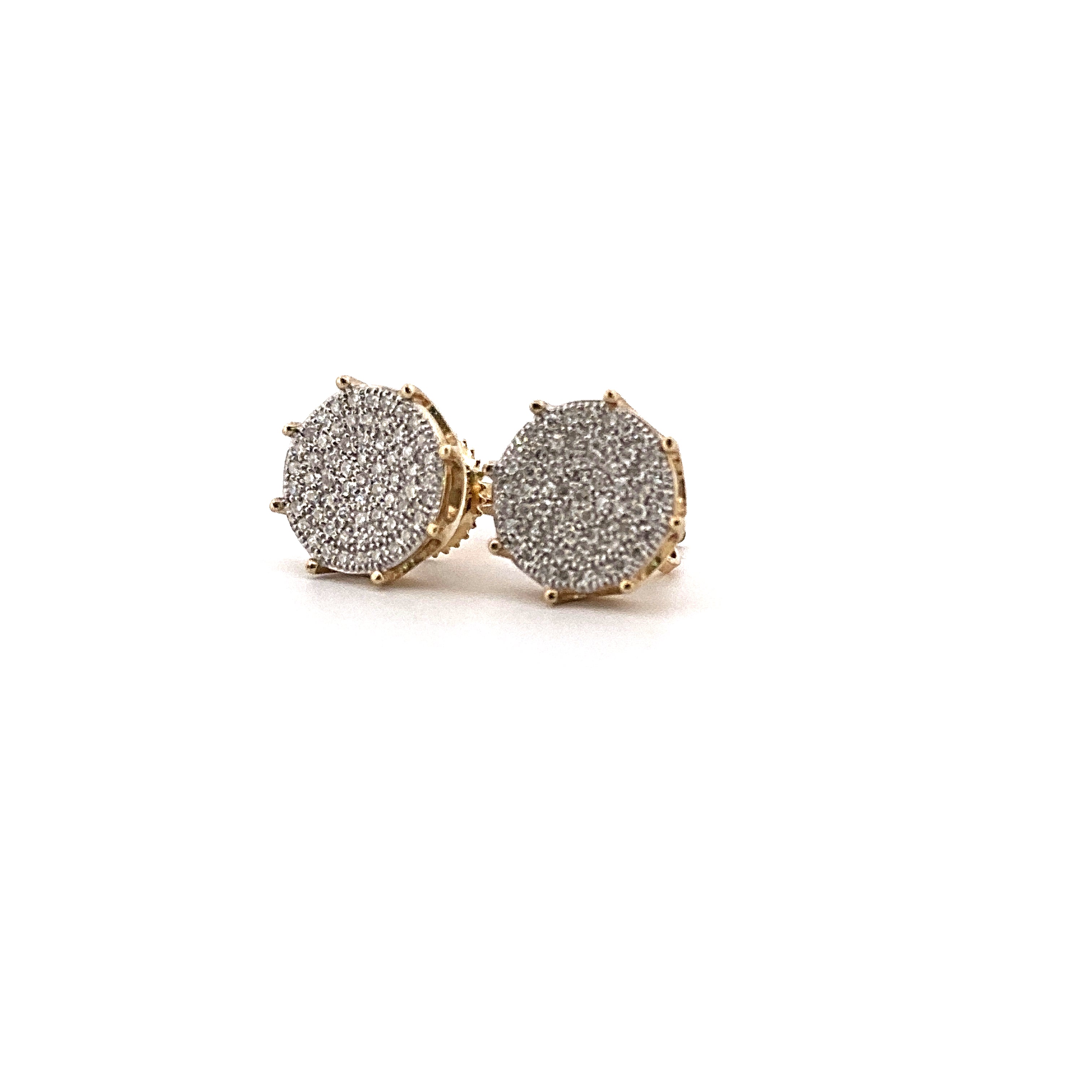 10K Yellow Gold Earrings 0.26CTW