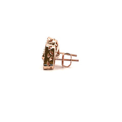 14KT Rose Gold Earrings 0.63CTW