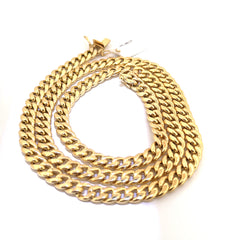 10K Yellow Gold Cuban 24" 7.5mm