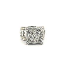 10 KT White Gold Circle Diamond 6.33 CT