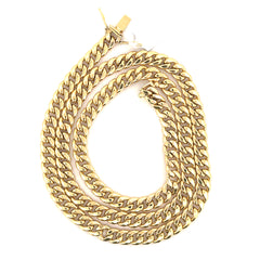 10K Yellow Gold Cuban 24" 7.5mm