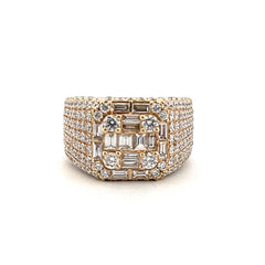 14K Yellow Gold Ring 5.35CTW