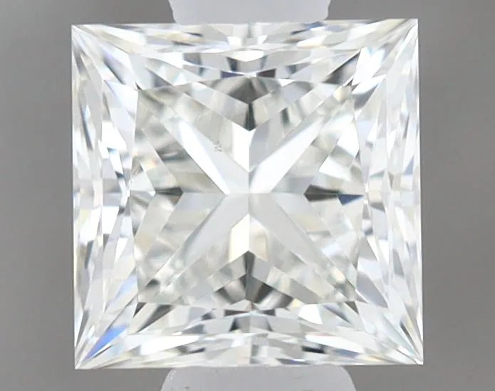 0.50ct Princess Natural Diamond (Colour J, Clarity VS2, GIA Certified)