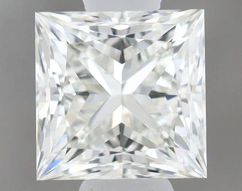 0.50ct Princess Natural Diamond (Colour J, Clarity VS2, GIA Certified)