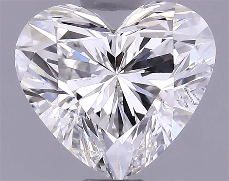 0.86ct Heart Lab Grown Diamond (Colour F, Clarity VS2, IGI Certified)