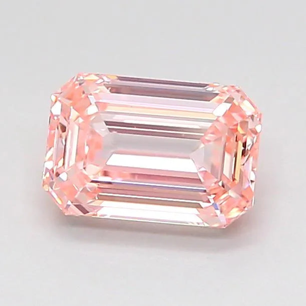 1.03ct Emerald Lab Grown Diamond (Colour Fancy Intense Pink, Clarity VS1, IGI Certified)