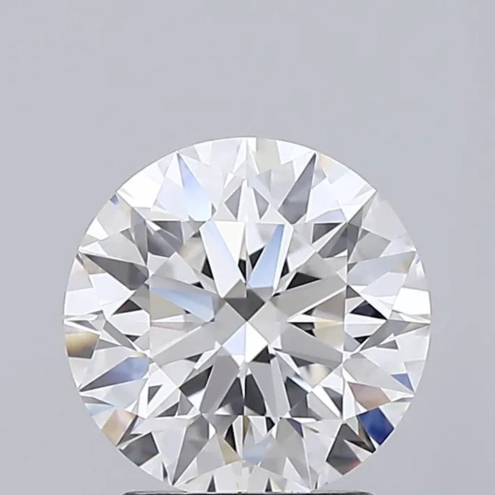 2.00ct Round Lab Grown Diamond (Colour D, Clarity IF, Cut ID, IGI Certified)