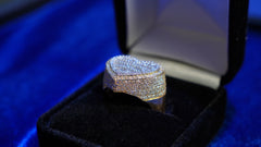 Diamond Gold Heart Ring 2.8CTW 10KT