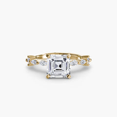 Solitaire with Eternity Pavé