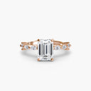 Solitaire with Eternity Pavé