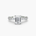 Solitaire with Eternity Pavé
