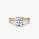 Solitaire with Eternity Pavé