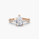 Solitaire with Eternity Pavé