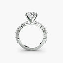 Solitaire with Eternity Pavé