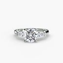 Three-Stone Ring (Baguette Side Stones)