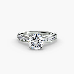 Solitaire with Pavé 3