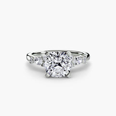 The Floral Accent Solitaire