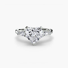 The Floral Accent Solitaire