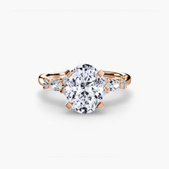 The Floral Accent Solitaire