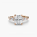 The Floral Accent Solitaire