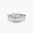 The Floral Accent Solitaire