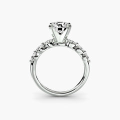 The Floral Accent Solitaire