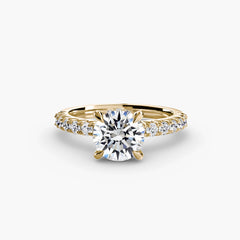 Solitaire with Pavé 6