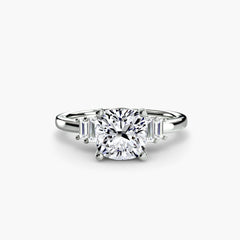 Baguette Accent Solitaire