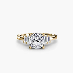 Baguette Accent Solitaire
