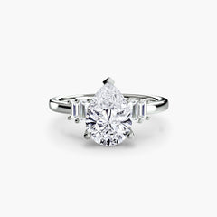 Baguette Accent Solitaire