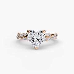 The Twisted Pavé Solitaire