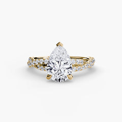 The Twisted Pavé Solitaire