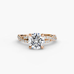The Twisted Pavé Solitaire